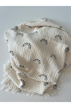 100*120 cm %100 Organik 4 katlı müslin Krinkıl Bebek/Çocuk battaniyesi-Örtüsü