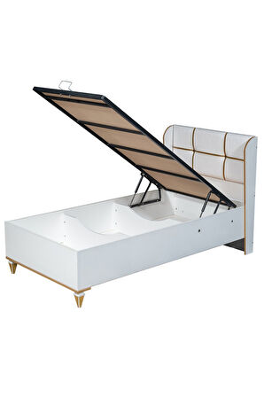 Bazalı Karyola, Gold Baza Başlık Seti 90x190 Cm