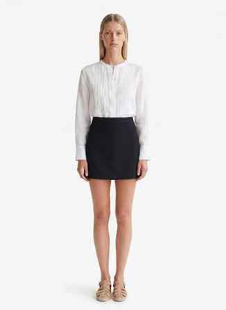 Krem Kadın Rayon Karışımlı Etek 26YKET4028V