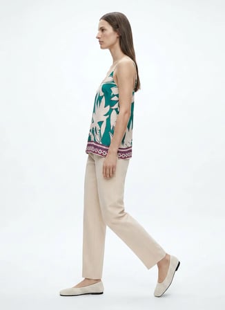 Yeşil Kadın %100 Rayon Bluz 26YKBL6063X