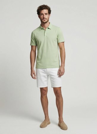 Yargıcı Su Yeşili Erkek Regular Fit T-Shirt 26YETS9005X