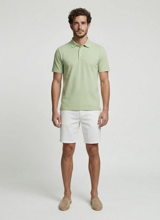 Yargıcı Su Yeşili Erkek Regular Fit T-Shirt 26YETS9005X