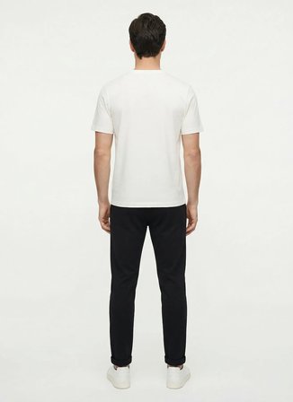 Yargıcı Beyaz Erkek Regular Fit T-Shirt 26YETR2014X