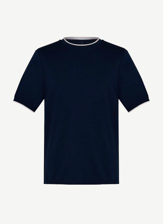 Yargıcı Lacivert Erkek Regular Fit T-Shirt 26YETR2001X