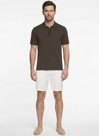 Yargıcı Haki Erkek Regular Fit T-Shirt 26YETR2008X
