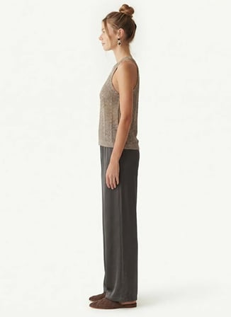 Yargıcı Kahverengi Kadın Loose Fit Pantolon 26YKPN3037V