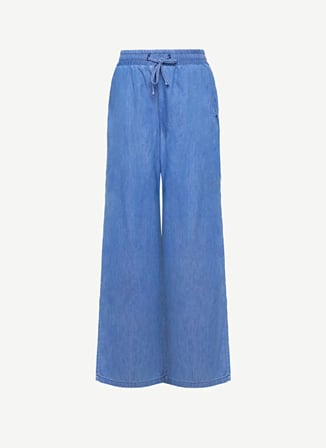 Yargıcı Açık Mavi Kadın Loose Fit Pantolon 26YKPN3065X