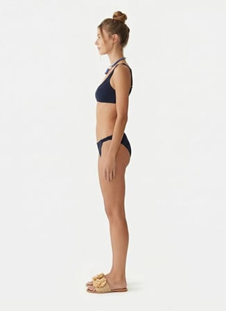 Yargıcı Lacivert Kadın Bikini Üst 26YKBW1040B