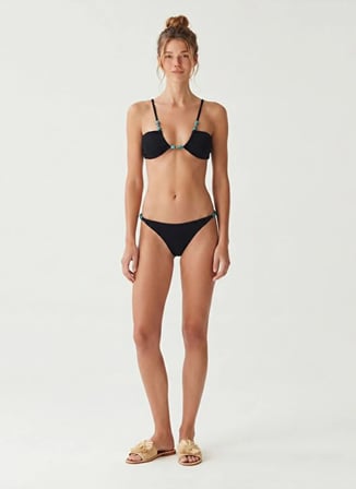 Yargıcı Siyah Kadın Bikini Üst 26YKBW1034B