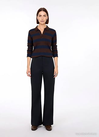Yargıcı 26KKPN3017X Lacivert Kadın Straight Pantolon