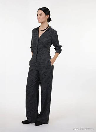 Yargıcı 26KKPN3011X Antrasit Kadın Loose Fit Pantolon