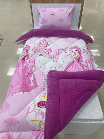 ETE HOMETEX TEK KİŞİLİK LÜX WELSOFT YORGAN PRENSES MÜRDÜM 155X215CM 8696474231855