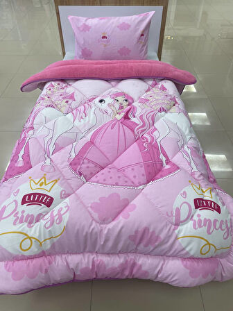 ETE HOMETEX TEK KİŞİLİK LÜX WELSOFT YORGAN PRENSES PEMBE 155X215CM 8696474231856