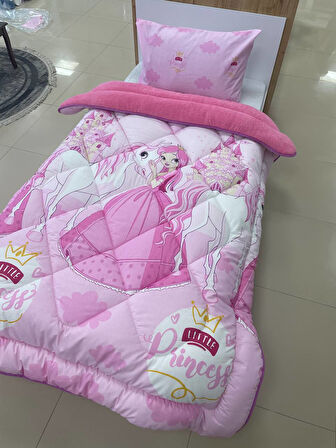 ETE HOMETEX TEK KİŞİLİK LÜX WELSOFT YORGAN PRENSES PEMBE 155X215CM 8696474231856
