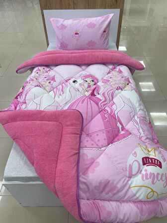 ETE HOMETEX TEK KİŞİLİK LÜX WELSOFT YORGAN PRENSES PEMBE 155X215CM 8696474231856