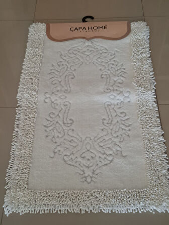 ÇAPA HOME PAMUK 2'Lİ BANYO PASPASI  KREM 8696474231914