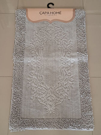 ÇAPA HOME PAMUK 2'Lİ BANYO PASPASI AÇIK GRİ 8696474231916