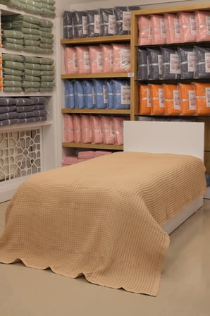 ETEHOMETEX HAVUZLU PİKE TEK KİŞİLİK 160X240CM BEJ 8696474232077