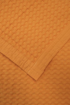ETEHOMETEX HAVUZLU PİKE TEK KİŞİLİK 160X240CM TURUNCU 8696474232078
