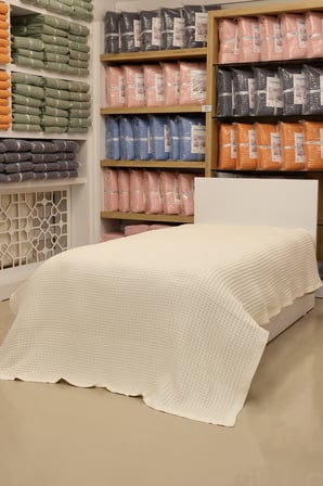 ETEHOMETEX HAVUZLU PİKE TEK KİŞİLİK 160X240CM KREM 8696474232079