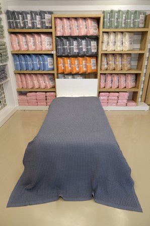 ETEHOMETEX HAVUZLU PİKE TEK KİŞİLİK 160X240CM ANTRASİT 8696474232083