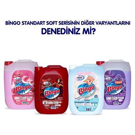 Bingo Soft Sıvı Deterjan 50 Yıkama Yumuşatıcı 5 lt