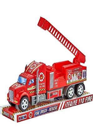 Fire Truck Rescue Oyuncak Itfaiye Aracı Merdiveni Açılır