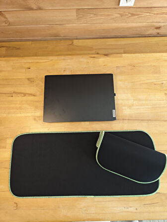 SGE TEKNOLOJİ 70X30 CM FOSFORLU DİKİŞLİ SİYAH KAYDIRMAZ TABAN SPEED YÜZEY OYUNCU MOUSE PAD GAMİNG PAD