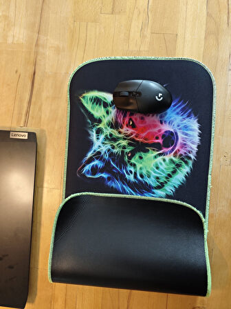 SGE TEKNOLOJİ 70 X 30 CM FOSFORLU DİKİŞLİ KURT KAYDIRMAZ TABAN SPEED YÜZEY OYUNCU MOUSE PAD