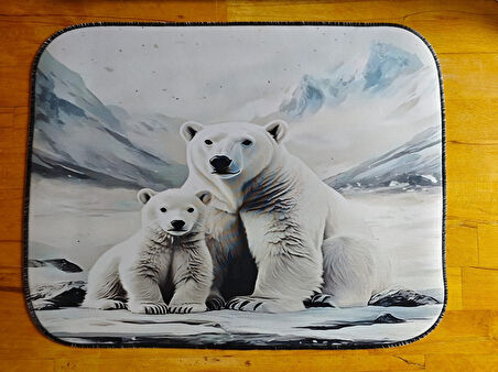 SGE TEKNOLOJİ 55X45 CM KUTUP AYISI KAYDIRMAZ TABAN SPEED YÜZEY OYUNCU MOUSE PAD GAMİNG PAD