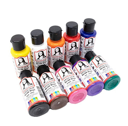 Südor Akrilik Boya 40 ml Kırmızı  - 4 adet