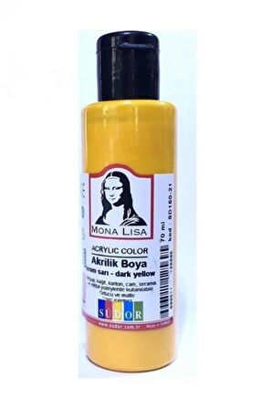 Monalisa Akrilik Boya 70 Ml Krom Sarı Sd150-21