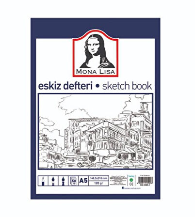 Mona Lisa Eskiz Defteri A5 50 Yaprak - 2 adet