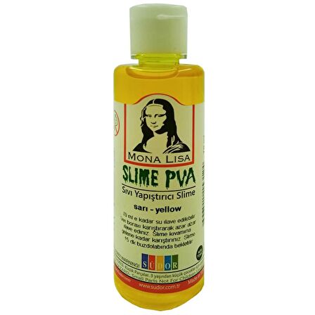 Monalisa Sıvı Yapıştırıcı Slime 70 ML Sarı SL01-2