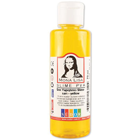 Südor Mona Lisa Slime Tutkalı 70 Ml Sarı 5 adet