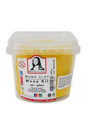 Mona Clay Modelleme Kili 500 gr Kil Çamuru Renkli 1 Adet