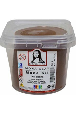 Mona Clay Modelleme Kili 500 gr Kil Çamuru Renkli 1 Adet