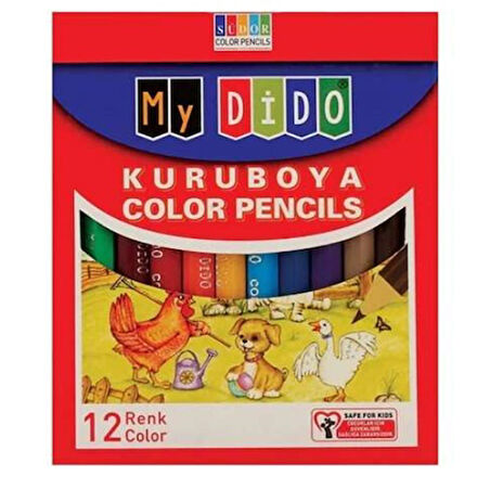 Südor My Dido Kuru Boya 12Li Kısa - 6 adet