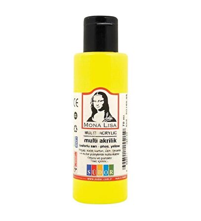 Monalisa Multi Akrilik 70 Ml Fosforlu Sarı Sd160-05