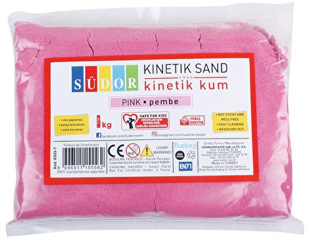 SÜDOR KİNETİK KUM 1 KG PEMBE KS03-71[sub_name2]