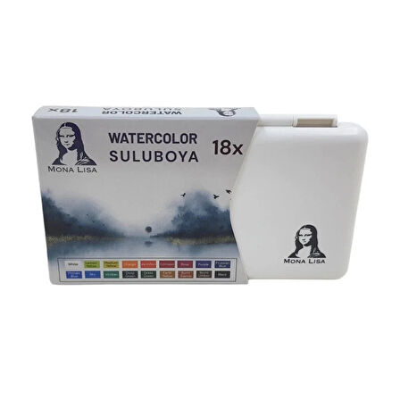 Mona Lisa Profesyonel Sulu Boya Seti 18li