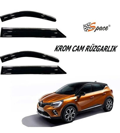 Space  Renault captur Krom cam rüzgarlığı CARU424