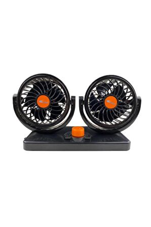 Çift Başlıklı 5 Inç Araç Fanı 24v / Hafa30