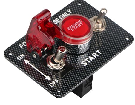 on - off start stop düğmesi şalteri 2 in 1 gömmeli