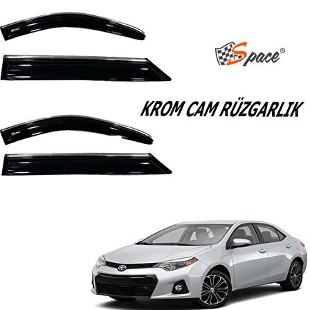 Toyota Corolla Krom cam rüzgarlığı  2014-2018/ CARU400