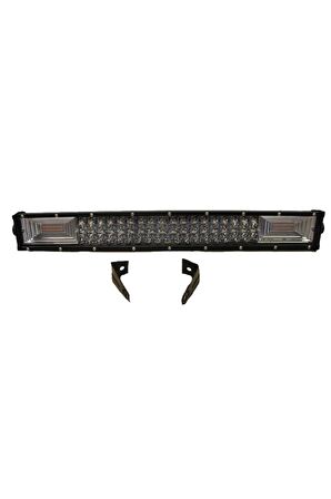 Offroad Sis Lambası 80cm 135led Beyaz-amber 405w Çakarlı / Lass292