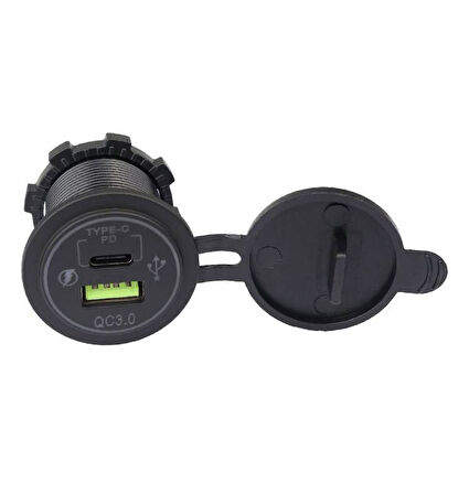 Usb-type-c soket 12-24v / ICCA103