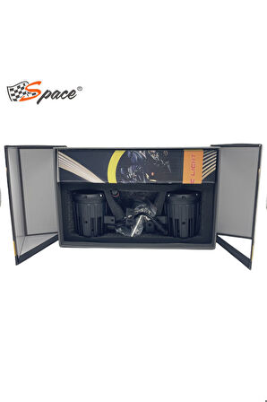 Offroad sis lambası sarı-beyaz 6.4 x 8.1 x 5.9 cm set 12-60v /  LASS367