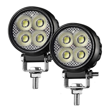 Space  Offroad sis lambası 4 led beyaz 20w 12-30v adet uzun kablosuz /  LASS399
