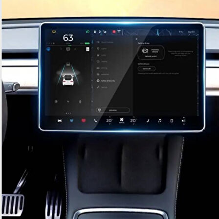 Space  Ekran koruyucu film 15inch 2017-24  TESLA Y model - HD Tempered / CAFI216